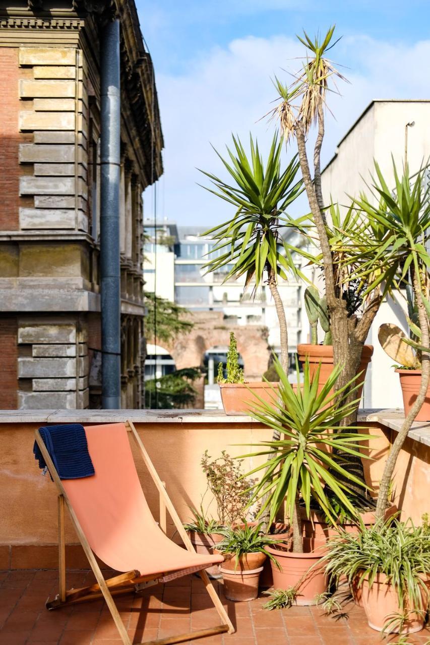 Spacious Apartment With Big Terrace At Colosseum Rom Exterior foto